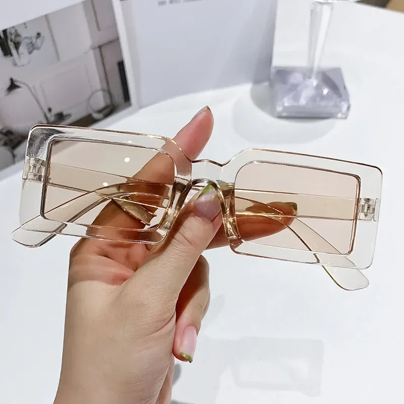 Street Fashion Glasses - نظارات شمسية نسائية جديدة بإطار صغير،