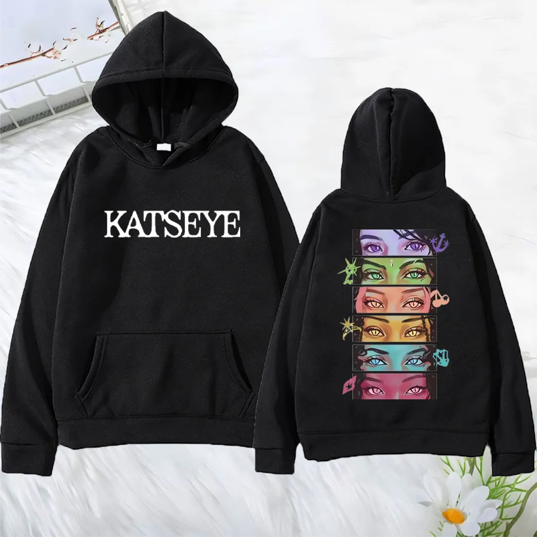 Graphic Hoodie Streetwear - مجموعة الفتيات الكورية KATSEYE الرسومات هوديي