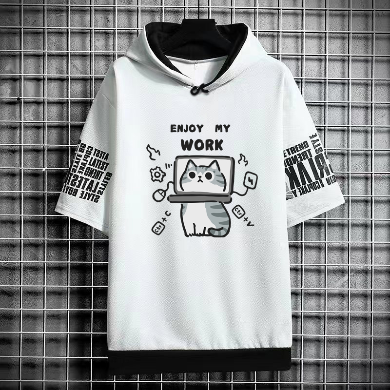 Graphic Hoodie Streetwear - Harajuku تي شيرت رجالي هوديي المرأة