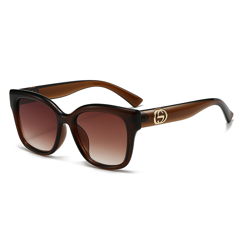 Street Fashion Glasses - نظارات عصرية ذات ألوان ثابتة وبسيطة