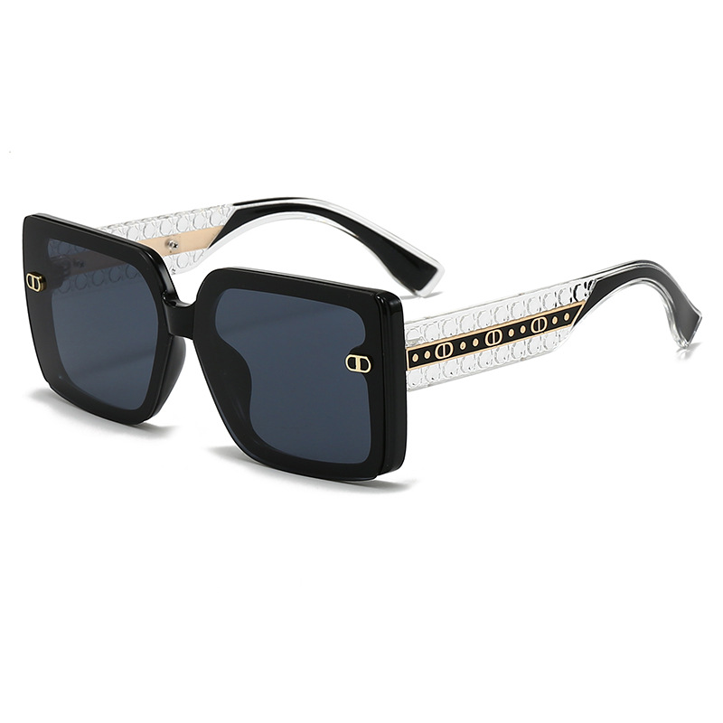 Street Fashion Glasses - نظارات عصرية بإطار كبير وبسيط مع