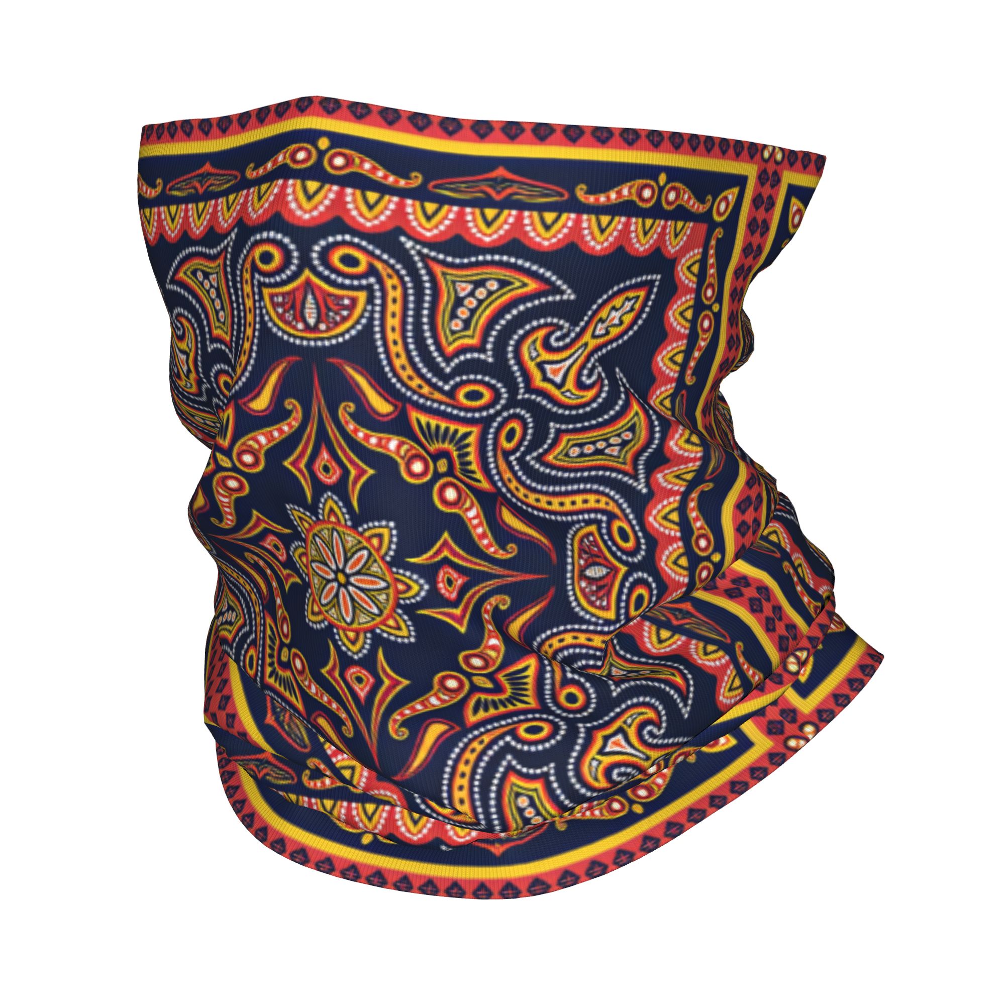Balaclava Face Mask - غطاء رقبة ووجه بتصميم عرقي منقط