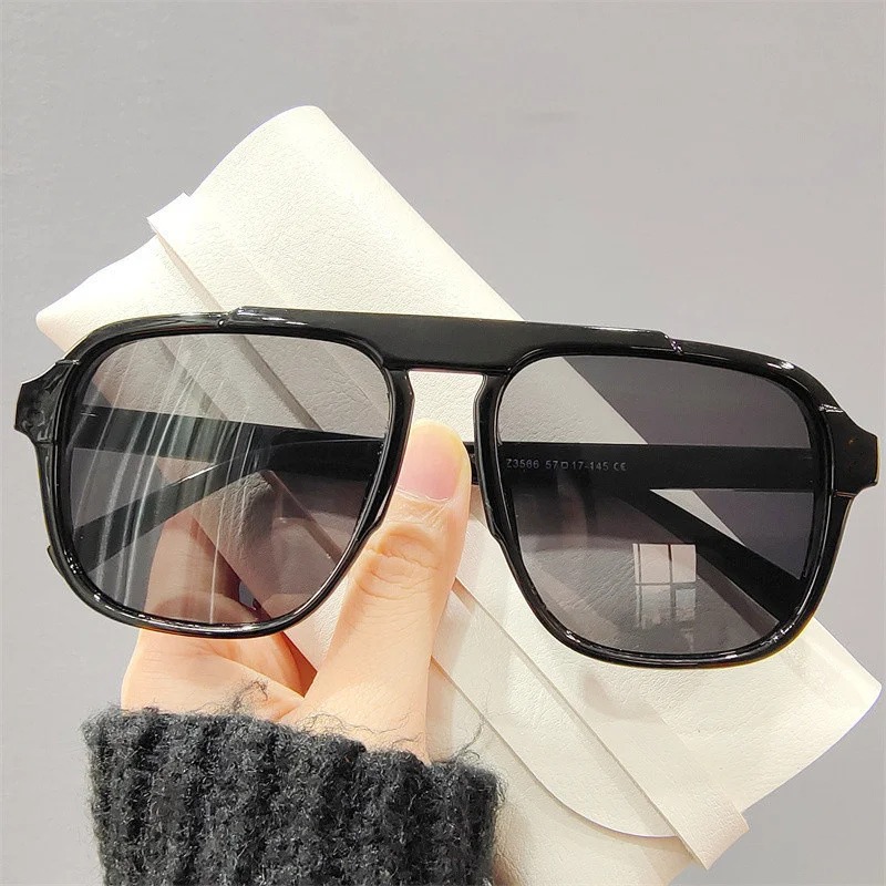 نظارات شمسية جديدة بإطار كبير  - مراجعة Street Fashion Glasses وسعره
