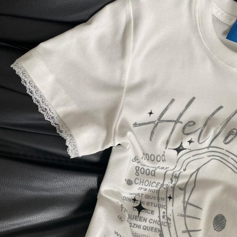 تي شيرت نسائي صيفي جديد بتصميم - مراجعة Street Fashion Tshirt وسعره