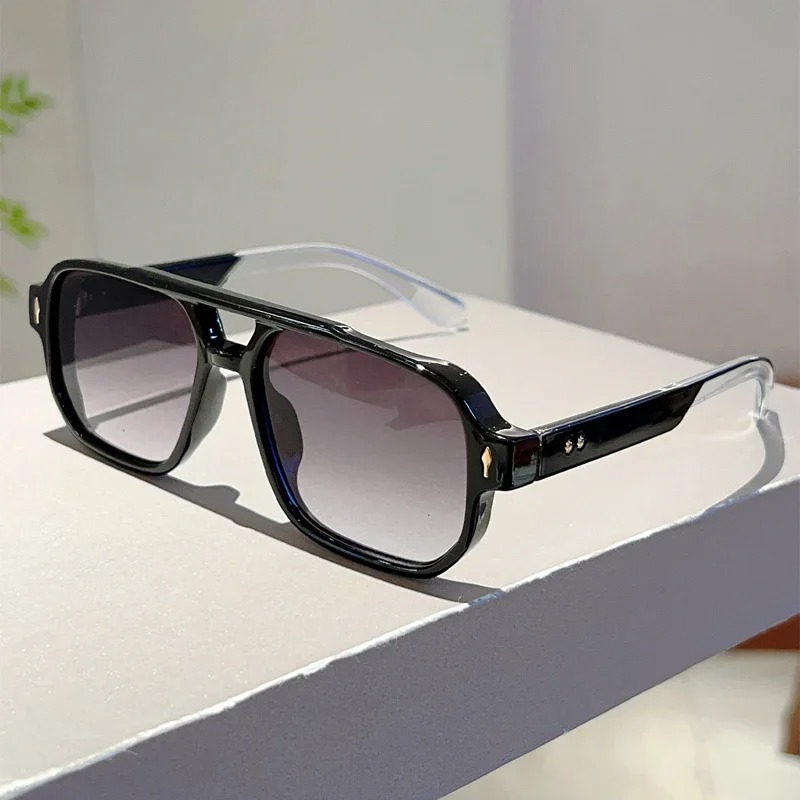 نظارات شمسية مربعة جديدة بتصمي - مراجعة Street Fashion Glasses وسعره
