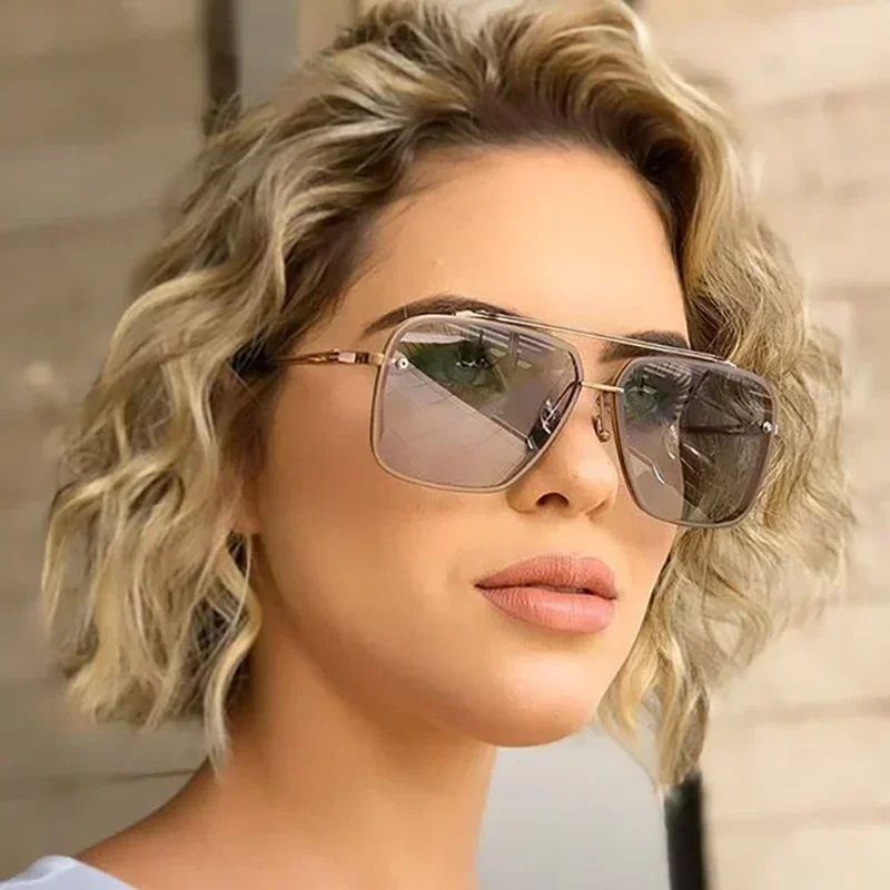 نظارات شمسية مربعة كبيرة الحجم - مراجعة Street Fashion Glasses وسعره