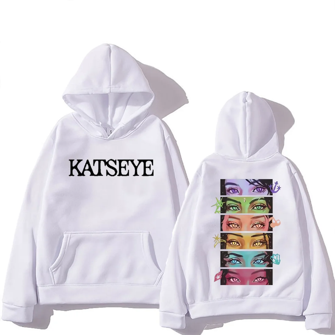 مجموعة الفتيات الكورية KATSEYE - مراجعة Graphic Hoodie Streetwear وسعره