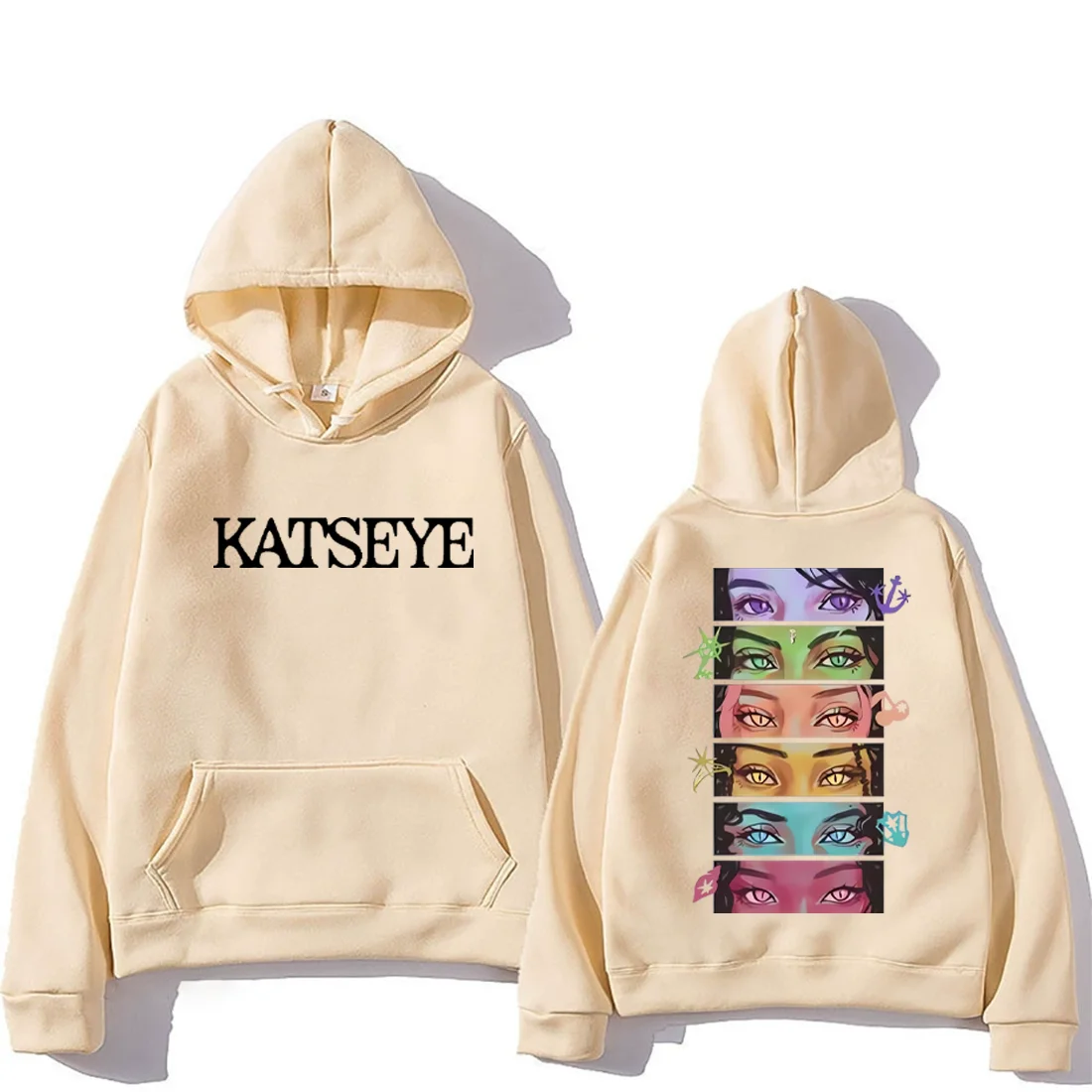 مجموعة الفتيات الكورية KATSEYE - مراجعة Graphic Hoodie Streetwear وسعره