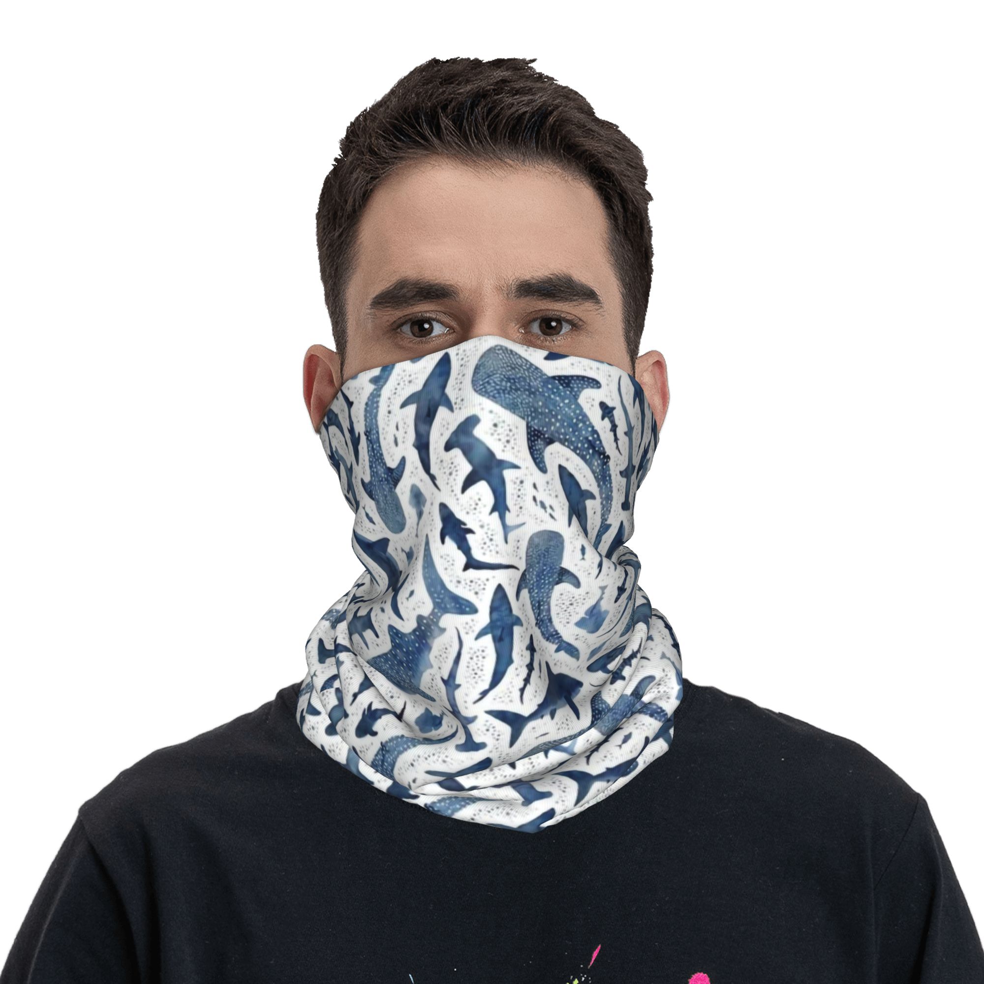 مخصص الأزرق المائية القرش باند - مراجعة Balaclava Face Mask وسعره
