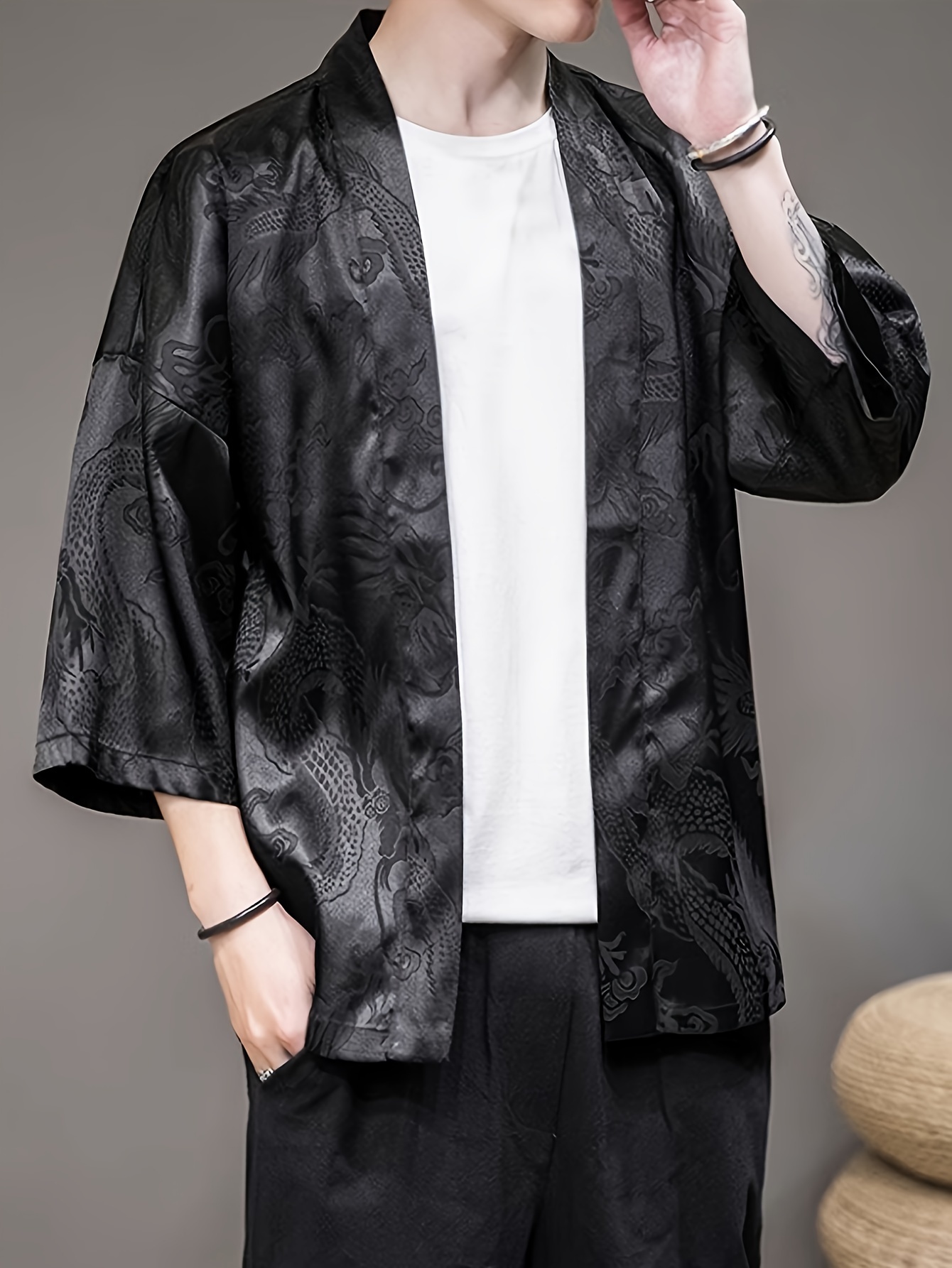 كيمونو رجالي صيفي 2026 بتصميم  - مراجعة Street Fashion Clothing وسعره