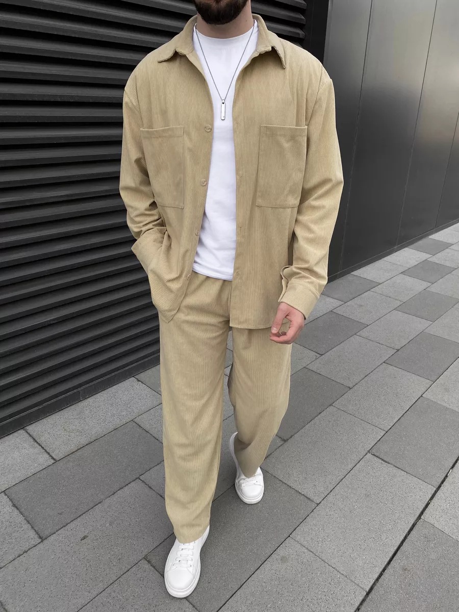 طقم رجالي من قطعتين من قماش ال - مراجعة Street Fashion Clothing وسعره