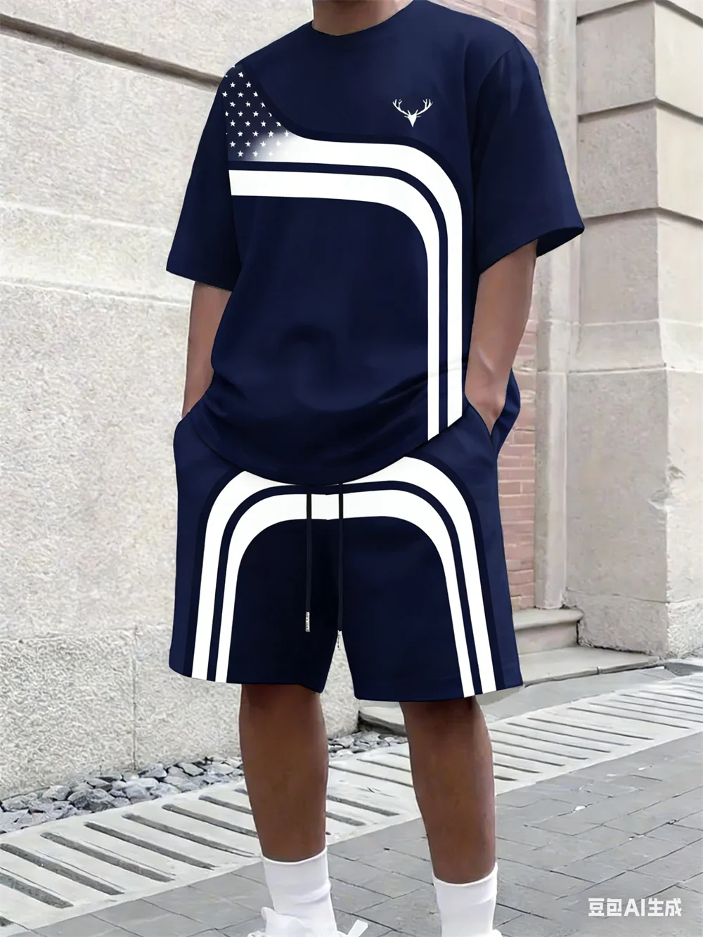 طقم صيفي أنيق للرجال مكون من ت - مراجعة Street Fashion Clothing وسعره