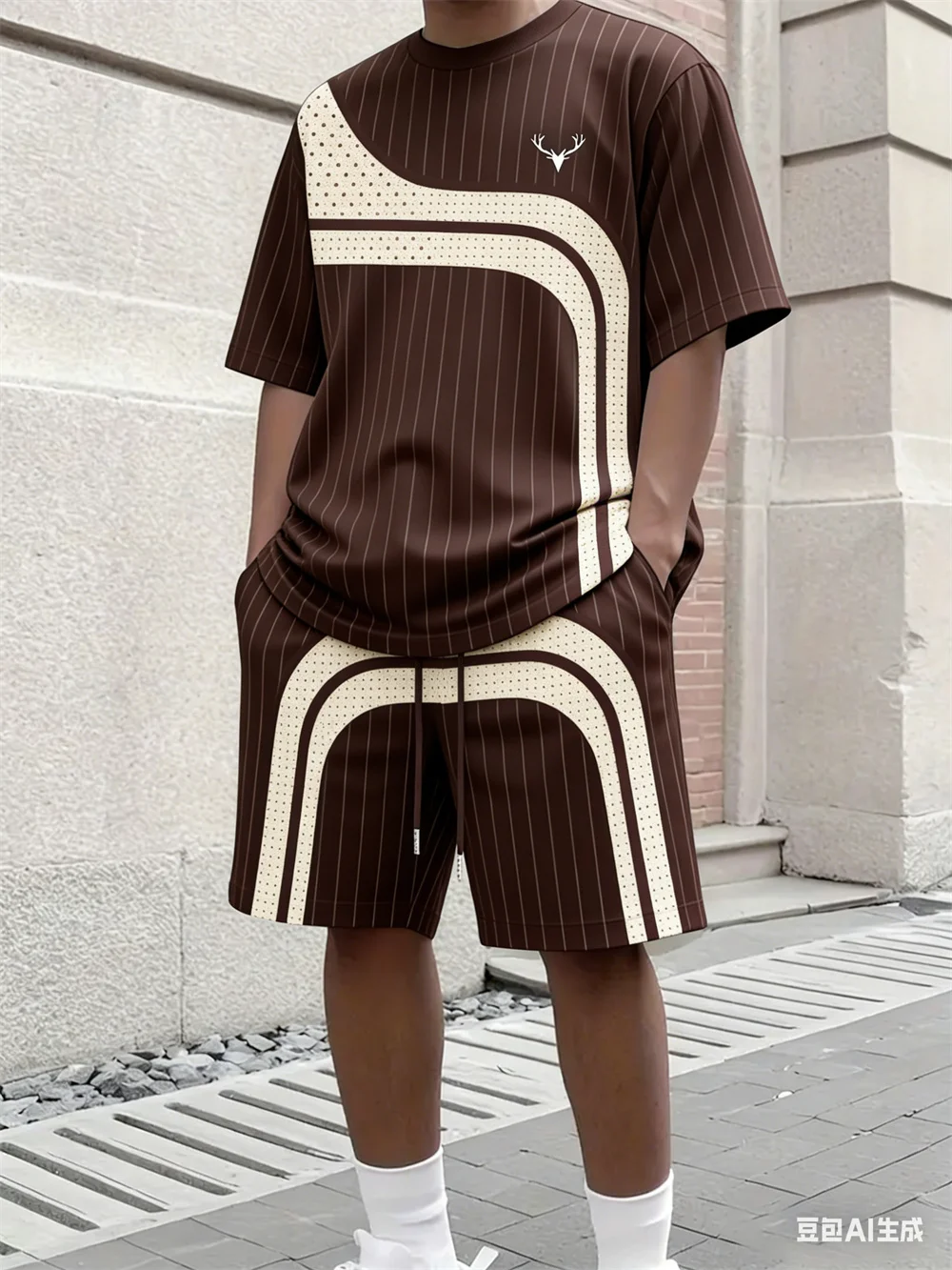 طقم صيفي أنيق للرجال مكون من ت - مراجعة Street Fashion Clothing وسعره