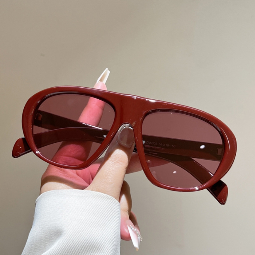 نظارات شمسية جديدة كبيرة الحجم - مراجعة Street Fashion Glasses وسعره