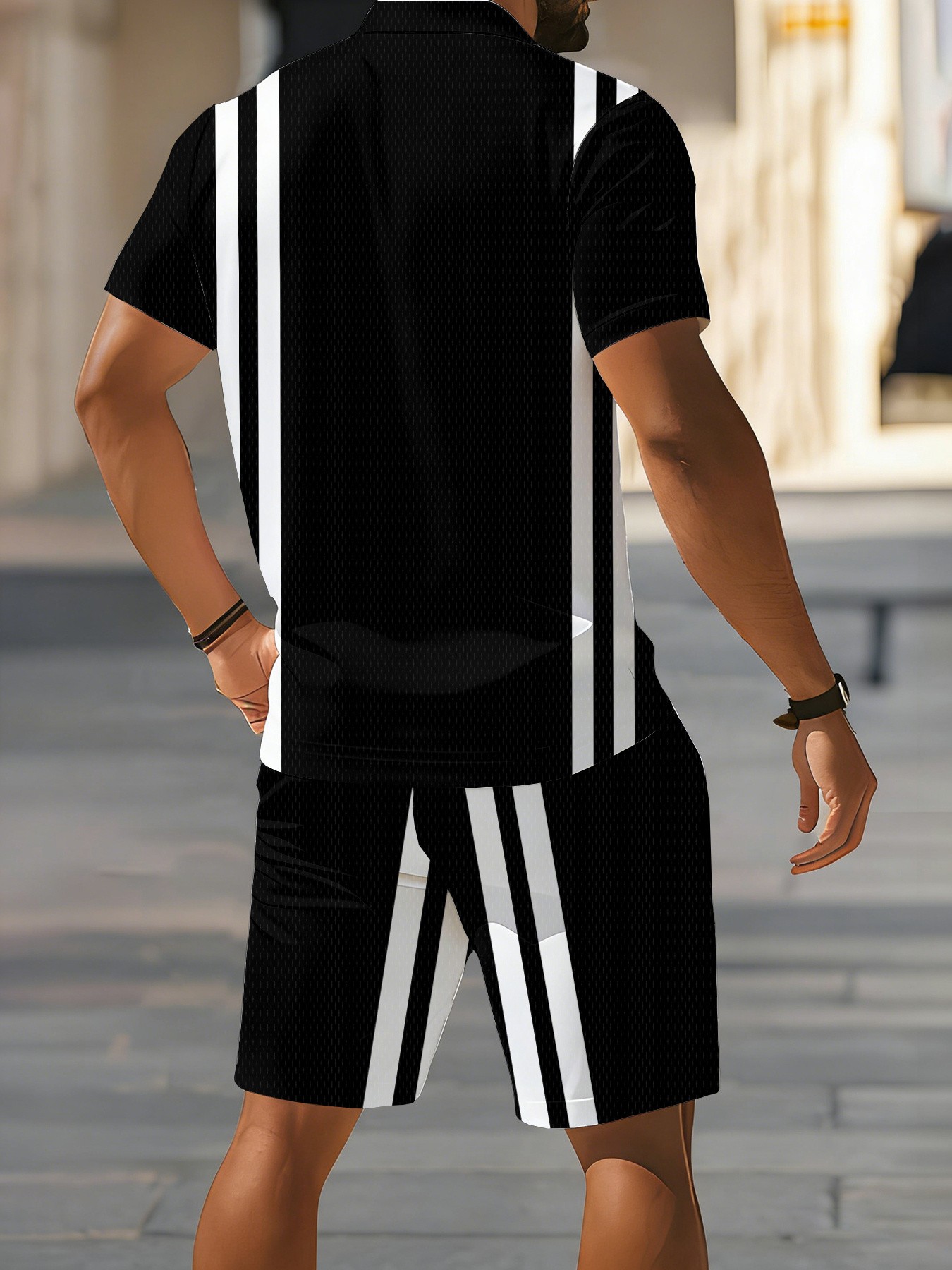 طقم قميص بولو رجالي أمريكي جدي - مراجعة Street Fashion Designer وسعره