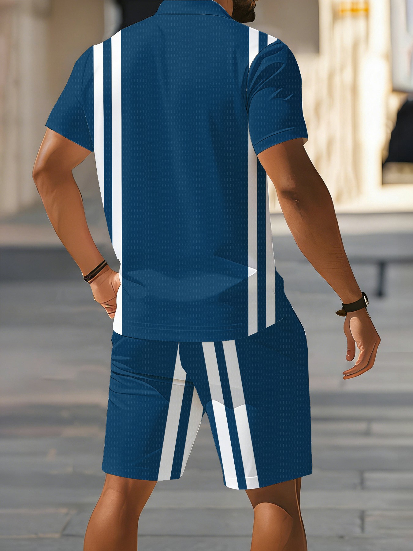 طقم قميص بولو رجالي أمريكي جدي - مراجعة Street Fashion Designer وسعره