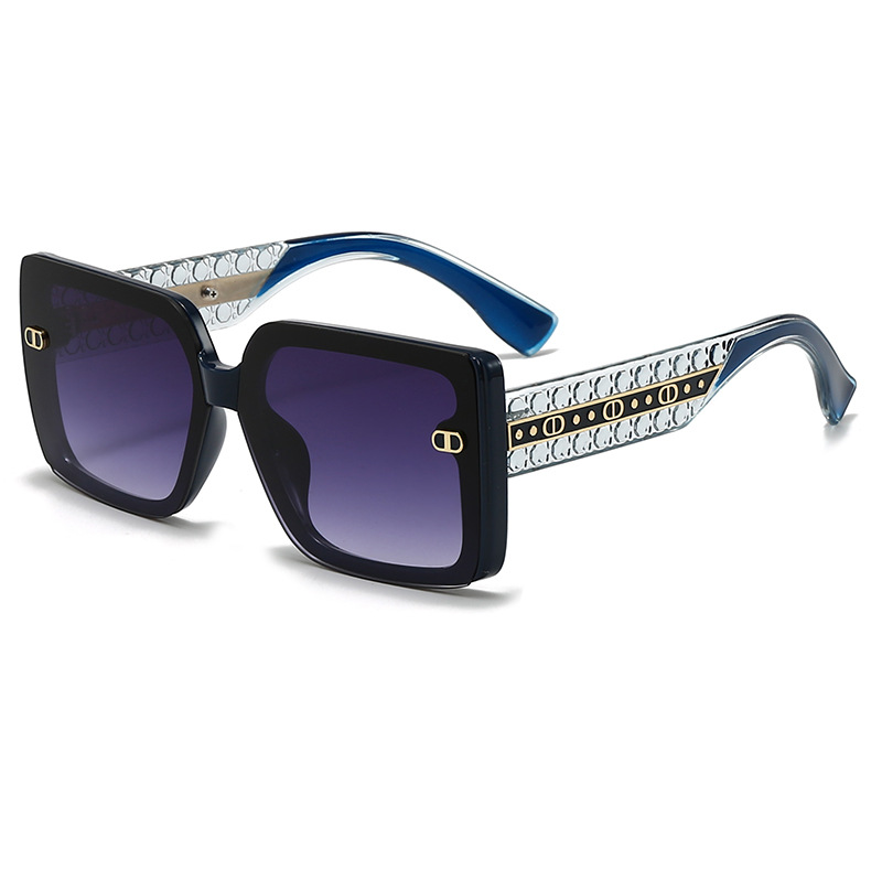 نظارات عصرية بإطار كبير وبسيط  - مراجعة Street Fashion Glasses وسعره