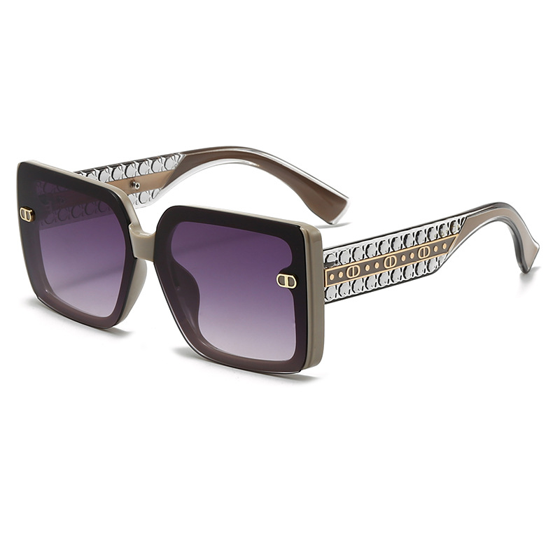 نظارات عصرية بإطار كبير وبسيط  - مراجعة Street Fashion Glasses وسعره