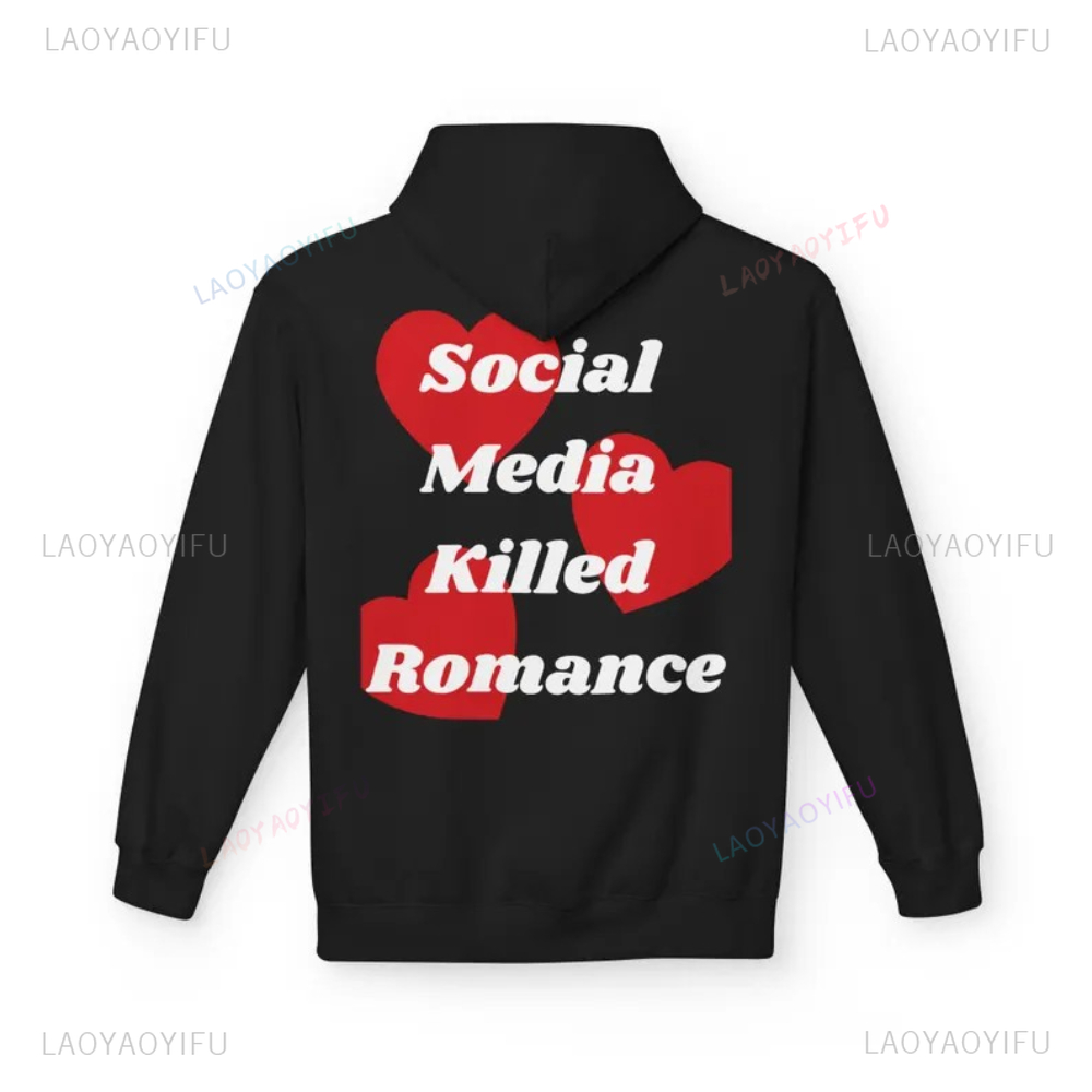 وسائل التواصل الاجتماعي اقتل ا - مراجعة Graphic Hoodie Streetwear وسعره