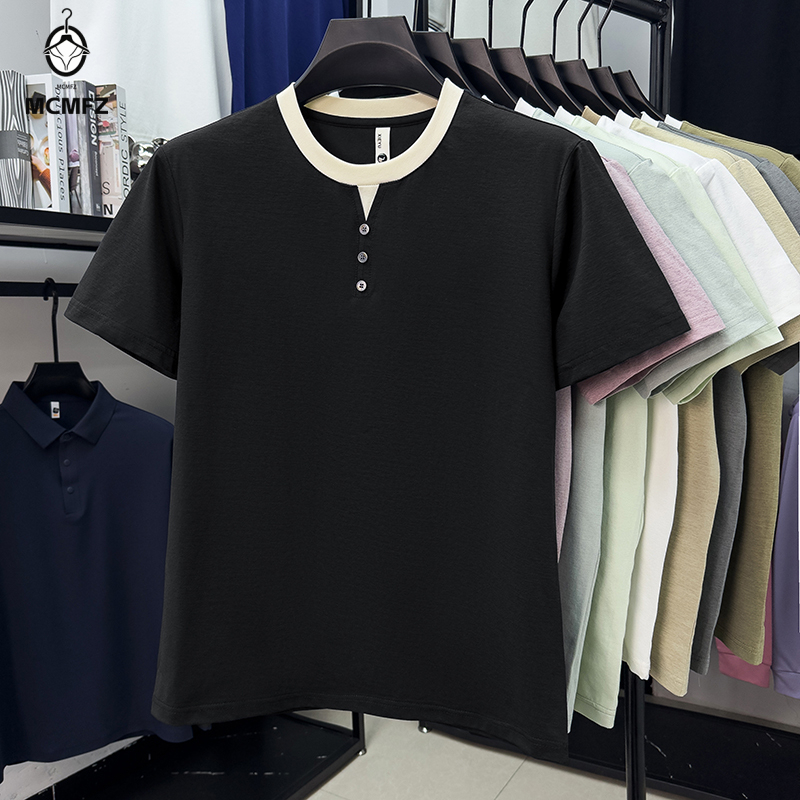قميص هينلي رجالي كاجوال بأكمام - مراجعة Street Fashion Tshirt وسعره