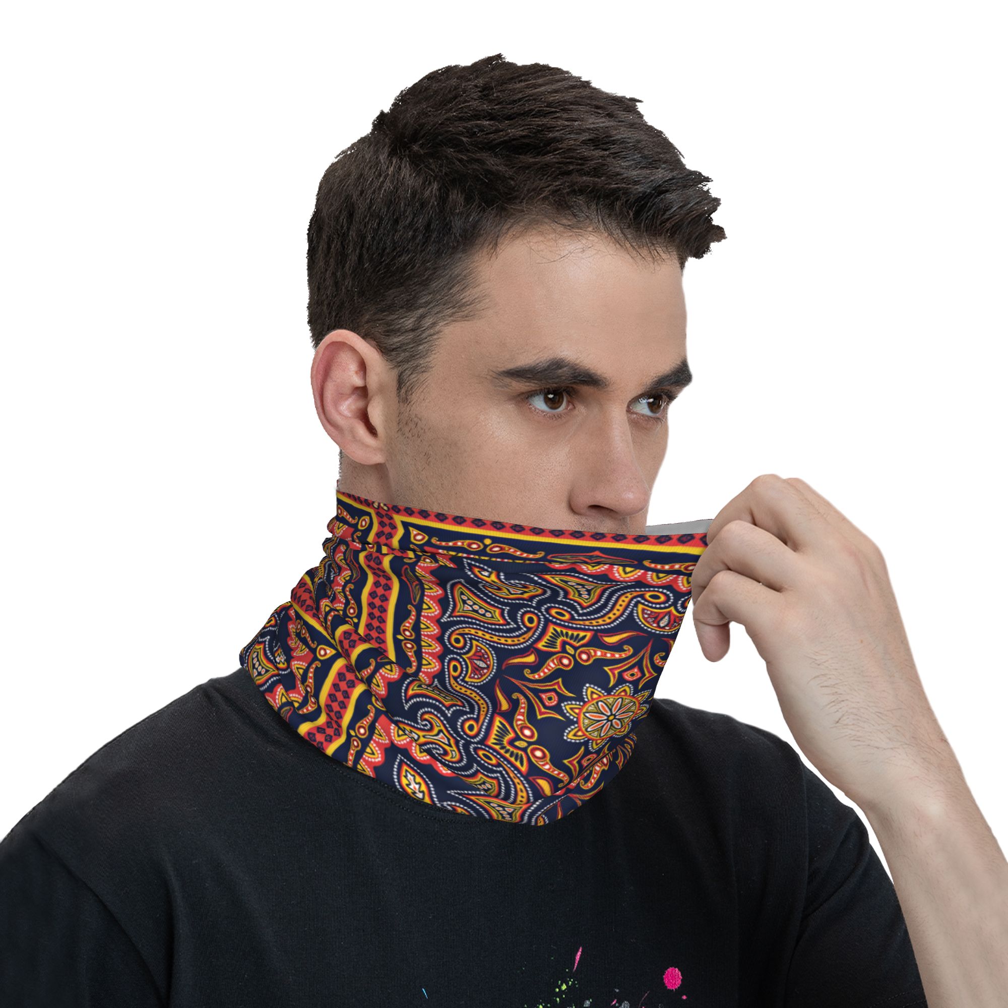 غطاء رقبة ووجه بتصميم عرقي منق - مراجعة Balaclava Face Mask وسعره
